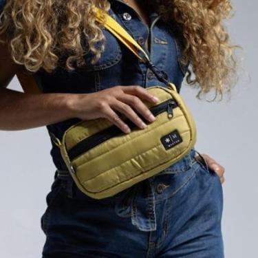 Imagem de Bolsa Feminina  Transversal Nylon Cores Maktub colors perfeita academia casual-Unissex