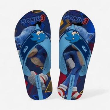 Imagem de Chinelo Ipanema Sonic Speedrun Infantil Azul-Masculino