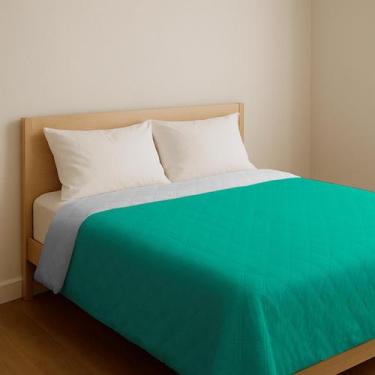 Imagem de Colcha Solteiro King Cobre Leito Box Matelado Ultrassônico - Arte & Ca