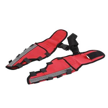 Imagem de SPYMINNPOO Joelheira para Cães, Suporte de Neoprene para Lágrimas de ACL, Tiras Reflexivas para Segurança Noturna, Estabilidade Articular para Animais de Estimação Feridos (M)