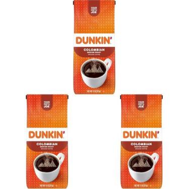 Imagem de Café Moído Dunkin' Colombiano Torra Média, 311 gramas (Pacote com 3)
