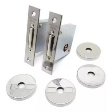 Imagem de Trava Tetra Chave Pado Fechadura Auxiliar Inox Polido 11000 Ixp - Cor 