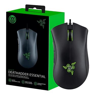 Imagem de Mouse Gamer Razer DeathAdder Essential 6400DPI 5 Botões USB