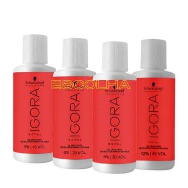 Imagem de Kit Tinta Igora Royal 1un 8-77 + 1un Ox Água Oxigenada 60ml - Schwarzk