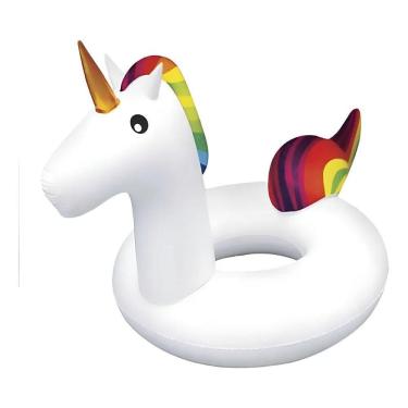 Imagem de Boia Flamingo Unicornio Gigant Piscina Inflável 120Cm Adulto