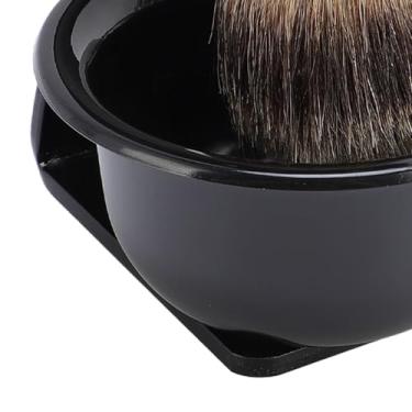 Imagem de Dioche Conjunto de Escova de Barbear Masculino Kit de Tratamento de Barba Portátil Premium Com Tigela de Espuma e Suporte para Viagem para Uso Diário e Presentes Imitação de Pêlos de