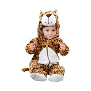 Imagem de Macacão De Bebê Unissex Com Capuz Em Flanela, Pijamas De Inverno Com E