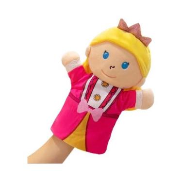 Imagem de Fantoches De Mão De Pelúcia Príncipe E Princesa De Contos De Fadas, Fa