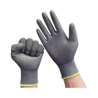 Imagem de Luvas De Trabalho Unissex Em Malha Sem Costura Com Revestimento PU, Ad