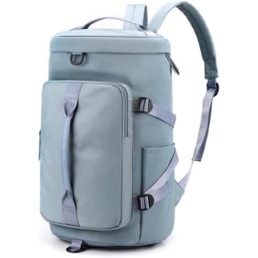 Imagem de Bolsa esportiva, mochila, bolsa transversal, ideal para treino, futebol, academia e à prova d'água. (azul)