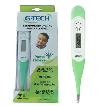Imagem de Termômetro Clínico Digital com Ponta Flexível Resistente à Água - TH 4