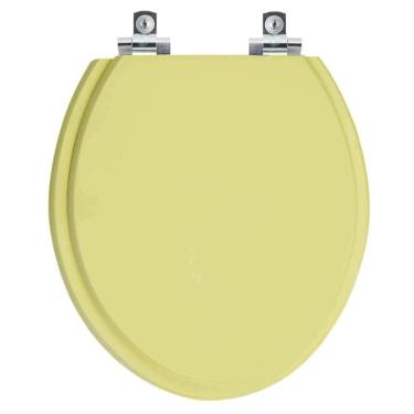 Imagem de Assento Sanitário Soft Close Convencional Oval Bege Saara Para Vaso Deca