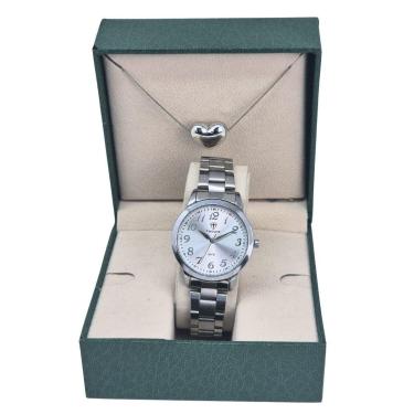 Imagem de Relógio Feminino Tuguir Analógico TG203-1C Prata-Feminino