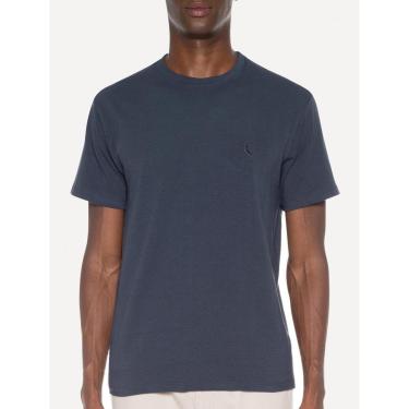 Imagem de Camiseta Reserva Masculina Super Slim C-Neck Azul Marinho-Masculino