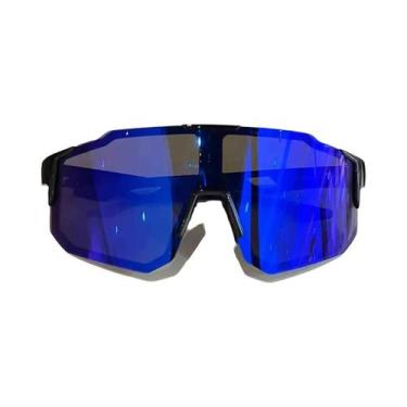 Imagem de Óculos De Sol UV400 Para Ciclismo Com Lente Grande, À Prova De Vento, 