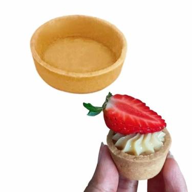 Imagem de Base Assada Baunilha Para Recheio Torta Doce - Art Tart 24 Unidades 4c