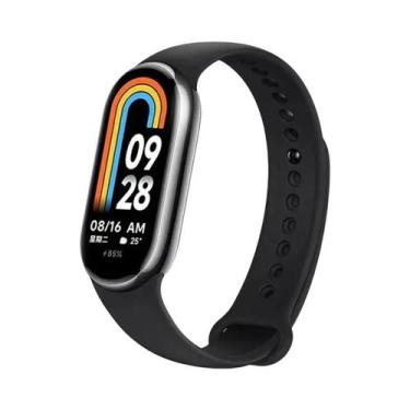 Imagem de Pulseira De Silicone Para Xiaomi Mi Band 8 NFC, Substituição De Pulsei