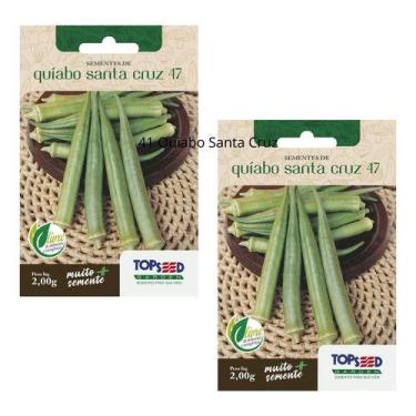 Imagem de 2x Sementes Quiabo Santa Cruz 47 Para Plantio Hortas E Vasos - Topseed