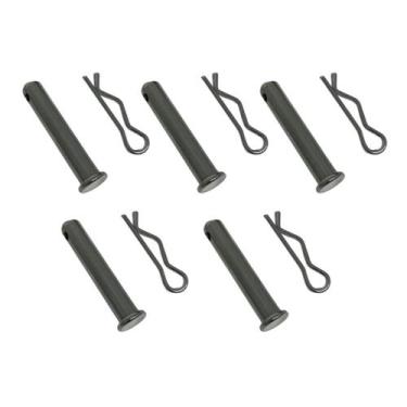 Imagem de 5 Conj Trava + Pino P/Tratorito BTTG 5.0 Modelo 800 - Branco