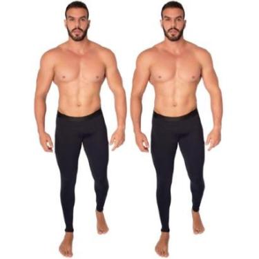 Imagem de KIT 2 Calça Térmica Poliester Vekyo Proteção UV Moda Masculina-Masculino