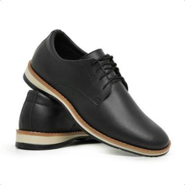Imagem de Mocassim Oxford Masculino Sintético Leve Casual Clássico Schiareli 935-Masculino
