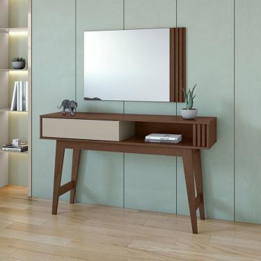 Imagem de Aparador Para Sala Ambiente Aldo Imbuia Clean Off White - Lopas