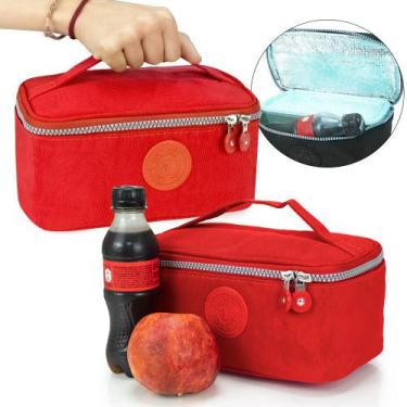 Imagem de Kit Marmiteira Bolsa Termica Mao Compacta Espaçosa Trabalho - TEX WEB,