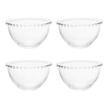 Imagem de Conjunto 04 Bowls Cristal Transparente Pearl Wolff