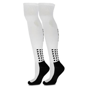 Imagem de Meião Futebol Penalty Matis Adulto Extra Longo Esporte, Branco