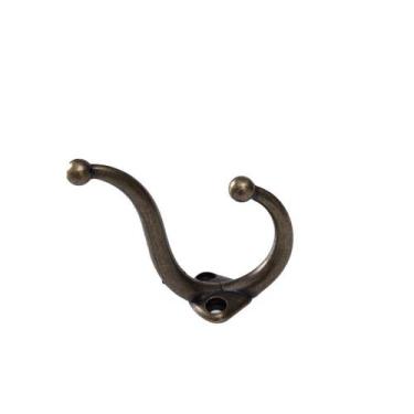 Imagem de Cabide Gancho Duplos Parede ganchos para roupas Kit 4 Pcs - Telis Ferr