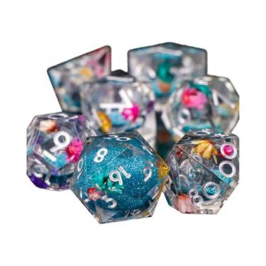 Imagem de Conjunto De Dados De Resina Dungeons And Dragons Com Bordas Afiadas Po