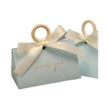 Imagem de Caixas De Presente Em Forma De Triângulo Rosa Mini 10 30 50 Unidades S