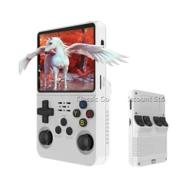 Imagem de Console De Videogame Retro R36S 64GB 128GB Portátil Com Tela IPS De 3,