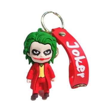 Imagem de Chaveiro De Desenho Animado Do Batman E Do Coringa, Pingente De Boneco