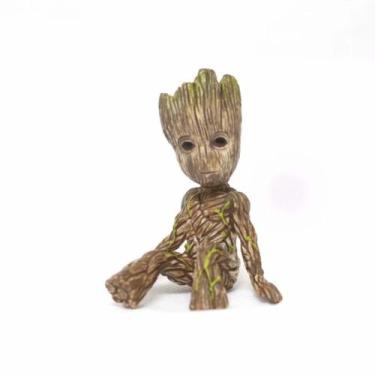 Imagem de Porta-canetas Flowerpot Baby Groot Tree Anime Figure Toy 6 cm - yiweis