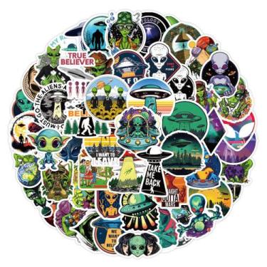 Imagem de Pacote de adesivos Aliens Anime 60 unidades decorativas de desenhos an
