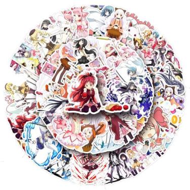 Imagem de Adesivos Puellas Magis Madokas Magicas à prova d'água (50 unidades) - 