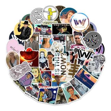 Imagem de Adesivos de vinil impermeável Westworlds Anime 50 unidades/lote - yiwe