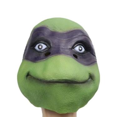 Imagem de Máscara de tartarugas mutantes de Halloween Cosplay de látex para adul
