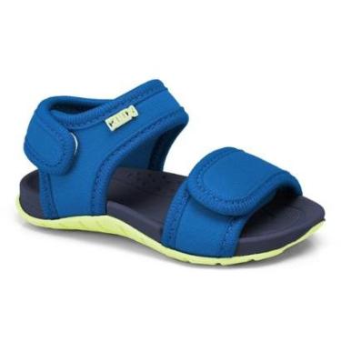 Imagem de Sandália Papete Infantil Klin Like Azul/Marinho/Lima-Masculino