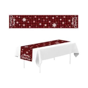 Imagem de Feliz Natal 2024, Caminho De Mesa Para Decoração De Casa, Natal, Ano N