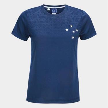 Imagem de Camisa Cruzeiro Eco Feminina - Braziline, Marinho, GG