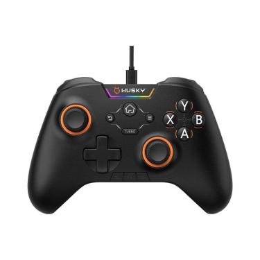 Imagem de Controle Husky Hunter, Com Fio, Compativel com PC/Android/iOS, 24 Botões Programáveis, RGB-Unissex