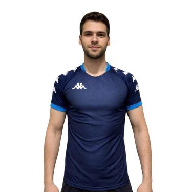 Imagem de Camiseta Masculina Kappa Noops Esportiva Adulto Manga Curta em Poliéster-Unissex