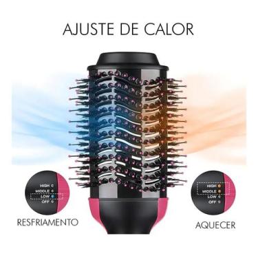 Imagem de Escova Secadora Alisadora Modeladora Klx Premium Pro 220v - KLX Qualid