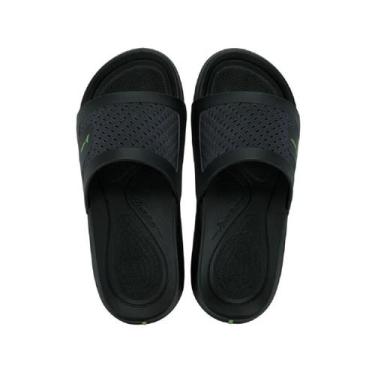 Imagem de Chinelo Masculino Rider Smash Slide Preto, 42, Preto