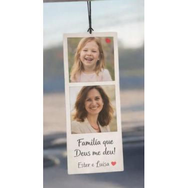 Imagem de Aromatizante cheirinho para carro personalizado com foto e mensagem - 