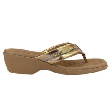 Imagem de Tamanco Beira Rio 8527103 Feminino Ouro Rosado-Feminino