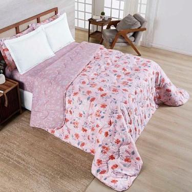 Imagem de Edredom Benim Queen 01 Peça Micropercal 400 Fios Dupla Face Estampado 