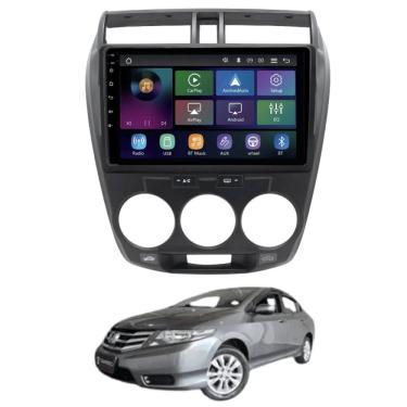 Imagem de Multimídia MP5 Honda City 09/14 Ar Analógico Tela de 9p Carplay e Android Auto Sem Fio - Roadstar RS-9200BR Pro Line
